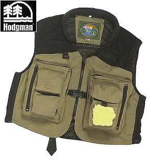 Hodgman LAKESTREAM shorty fly fishing vest - Hodgman fly fishing clothes & gear - fly fishing vests