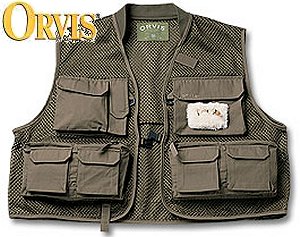Orvis Clearwater mesh fly fishing vest - Orvis fly fishing clothes & gear - fly fishing vests